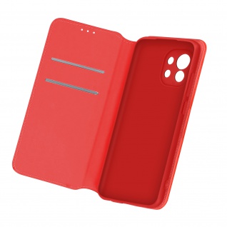 Kunstleder Cover Classic Edition für Xiaomi Mi 11 5G Rot