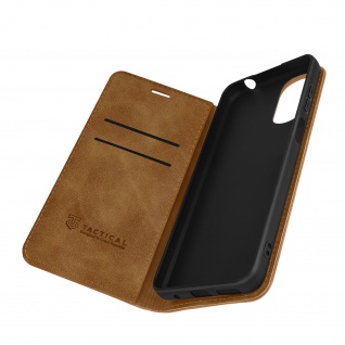 Tactital Xproof Brieftaschenhülle für Motorola Moto G22 Braun