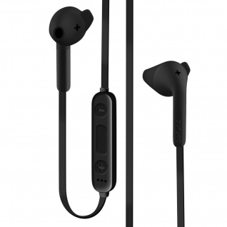 Defunc Hybrid BT In-Ear Kopfhörer mit Kabel, 5 Std. Akkulaufzeit Schwarz