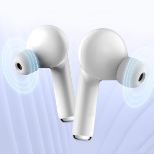 Bluetooth drahtlose In ear Ohrhörer Ladestation Weiß