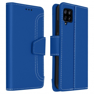 Samsung Galaxy A42 5G Klapphülle mit Portemonnaie Blau
