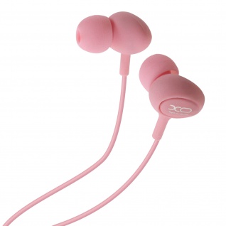 In-ear Kopfhörer mit 3.5mm Klinkenstecker und Mikrofon Rosa