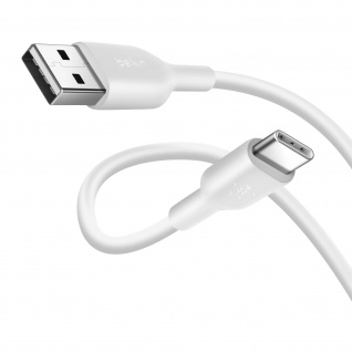 USB / USB-C Kabel Laden und Synchronisieren 1 Meter, Belkin Weiß