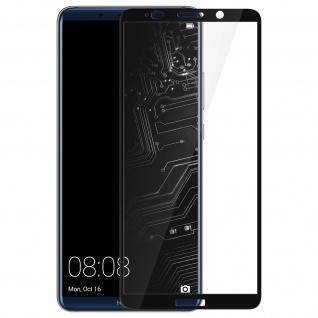 9H kratzfeste Glas-Displayschutzfolie für Huawei Mate 10 Pro Schwarz