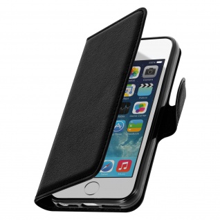 Flip-Cover im Brieftaschenstil Apple iPhone 5, 5s und SE Rundumschutz â€? Schwarz