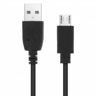 USB 2.0 Micro-USB Ladekabel, Quick Charge Aufladen & Sync. 1.2 m Schwarz