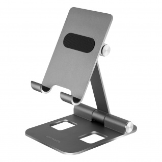 Portabler Tisch Ständer ErgoFix H21 für Smartphones und Tablets, 4Smarts Grau
