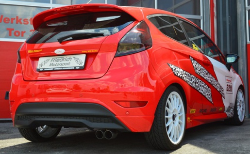 Friedrich Motorsport Auspuff Sportauspuff Endschalldämpfer für Ford Fiesta JA8