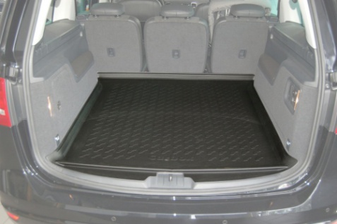 Carbox FORM Kofferraumwanne Laderaumwanne für VW Sharan 3. Sitzreihe umgeklappt