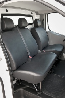 Schonbezug Sitzbezug Sitzbezüge für Opel Vivaro Bj. 06/01 - heute
