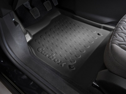 Carbox FLOOR Fußraumschale Gummimatte für Porsche Cayenne 92 05/10- vorne links
