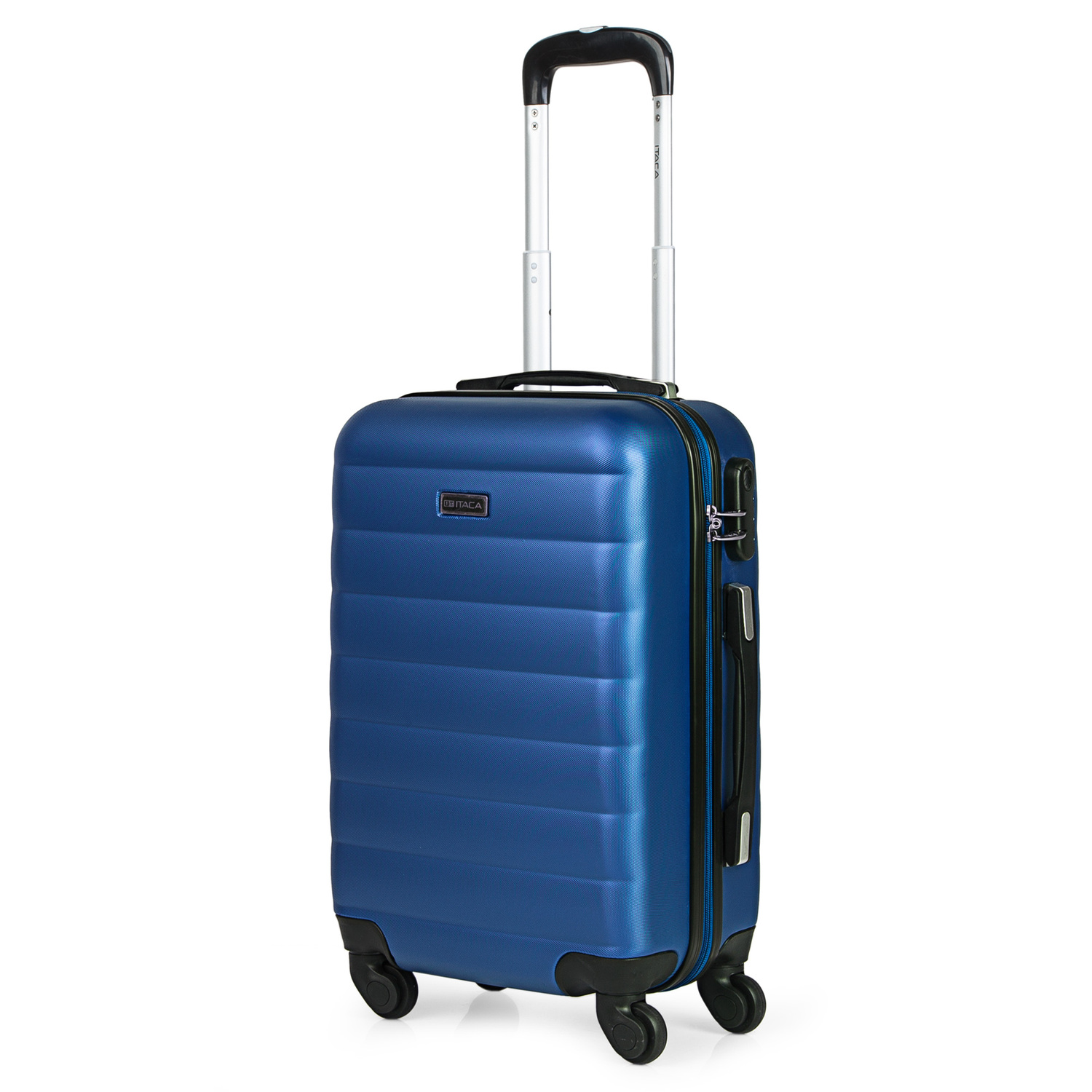Steif ITACA Color Antrazit 4 Rollen mittlere und große widerstandsfähig und leicht T71500 Kleine Koffer genehmigt für Ryanair Hängeschloss 3er Kofferset Erweiterbar 55/66/76 cm ABS
