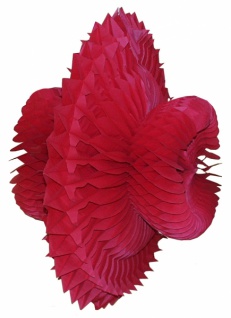 7200 Doppelseitige Blumenrosette aus Papier, ca. 70cm Durchmesser, e