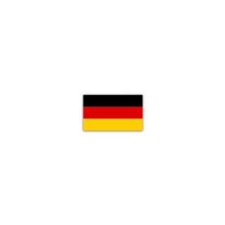 Aufkleber/Sticker Deutschland Flagge Bundesrepublik Germany 12x7cm A2664