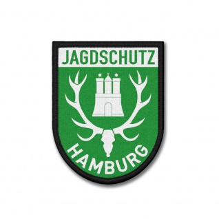 Patch Hamburg Jagdschutz Jäger Förster Revier Abzeichen Wappen Emblem #39228