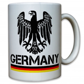 Germany Deutschland Adler BRD Fahne Flagge - Tasse Becher Kaffee #10213