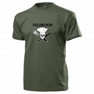 Feldkoch Totenschädel Bundeswehr Militär Heer - T Shirt #13151