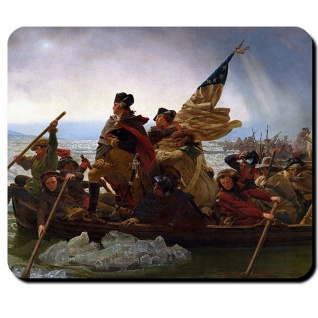 Washington Crossing Amerikanische Revolution George Washington Mauspad #16144