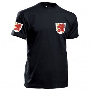 Pommern Wappen Abzeichen Emblem Logo Deutschland Greif - T Shirt #13343