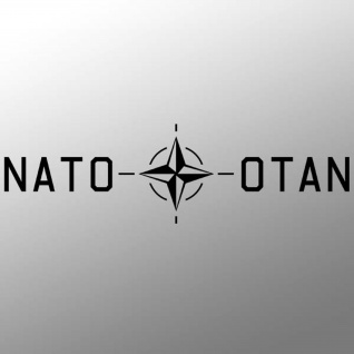 Aufkleber / Sticker - Nato Otan Army 25x7cm #A030