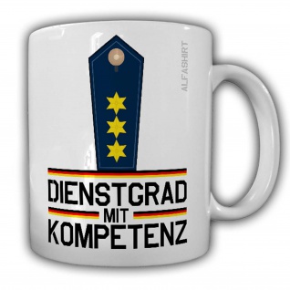 Dienstgrad mit Kompetenz Polizeidirektor Tasse Kaffeebecher Police MP #24167