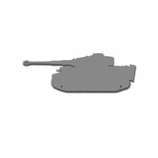 Tiger Panzer Aufkleber Wk2 Tiger Panzer Umriss Deutschland 15x5cm #A5553
