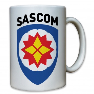 SASCOM Special Ammunition Support Command Militär USA Streitkräfte - Tasse #8476