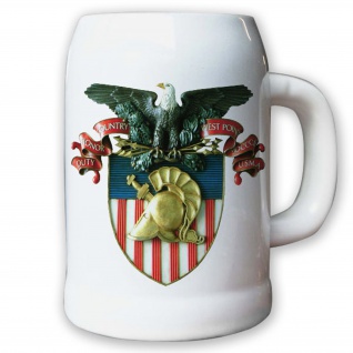 Wappen der Militärakademie West Point USA - Krug / Bierkrug 0, 5l #9814