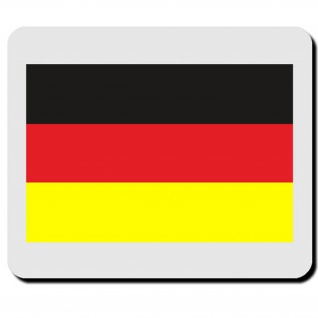 Deutschland Flagge Fahne Land BRD Schwarz Rot Gold Mauspad #16512