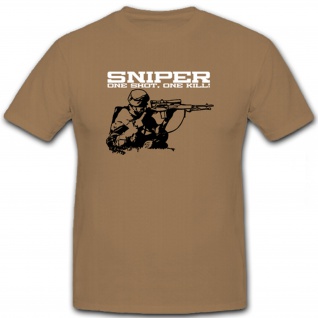Sniper Waiting Step Only One Come Guy One Shot One Kill - T Shirt #5933