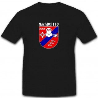 NschBtl 110 Wappen Nachschubbataillon Bundeswehr Abzeichen - T Shirt #6502