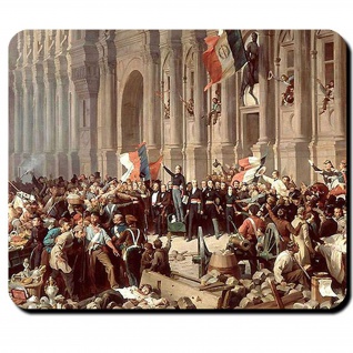 Februarrevolution Revolution Frankreich Februar 1848 Paris Mauspad #16168