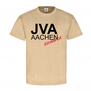 JVA Aachen Ich war da Knast Beton Kitschen Schwedische - T Shirt #11035