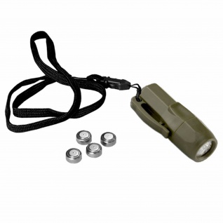 100.000 Stunden Mini Taschenlampe Survival Camping LED Lampe Notfall #18628