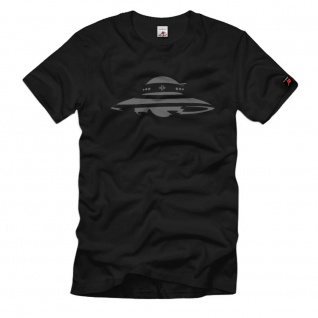 Haunebu Deutschland Flugscheibe Militär Ufo Unbekanntes T Shirt #2726