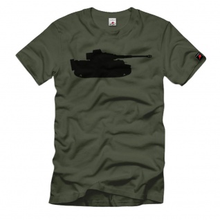 Tiger Panzer Silhuette- T Shirt #5785