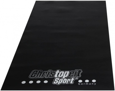 Christopeit Bodenschutzmatte, schwarz, 160 x 84 x 0.3 cm, 1399