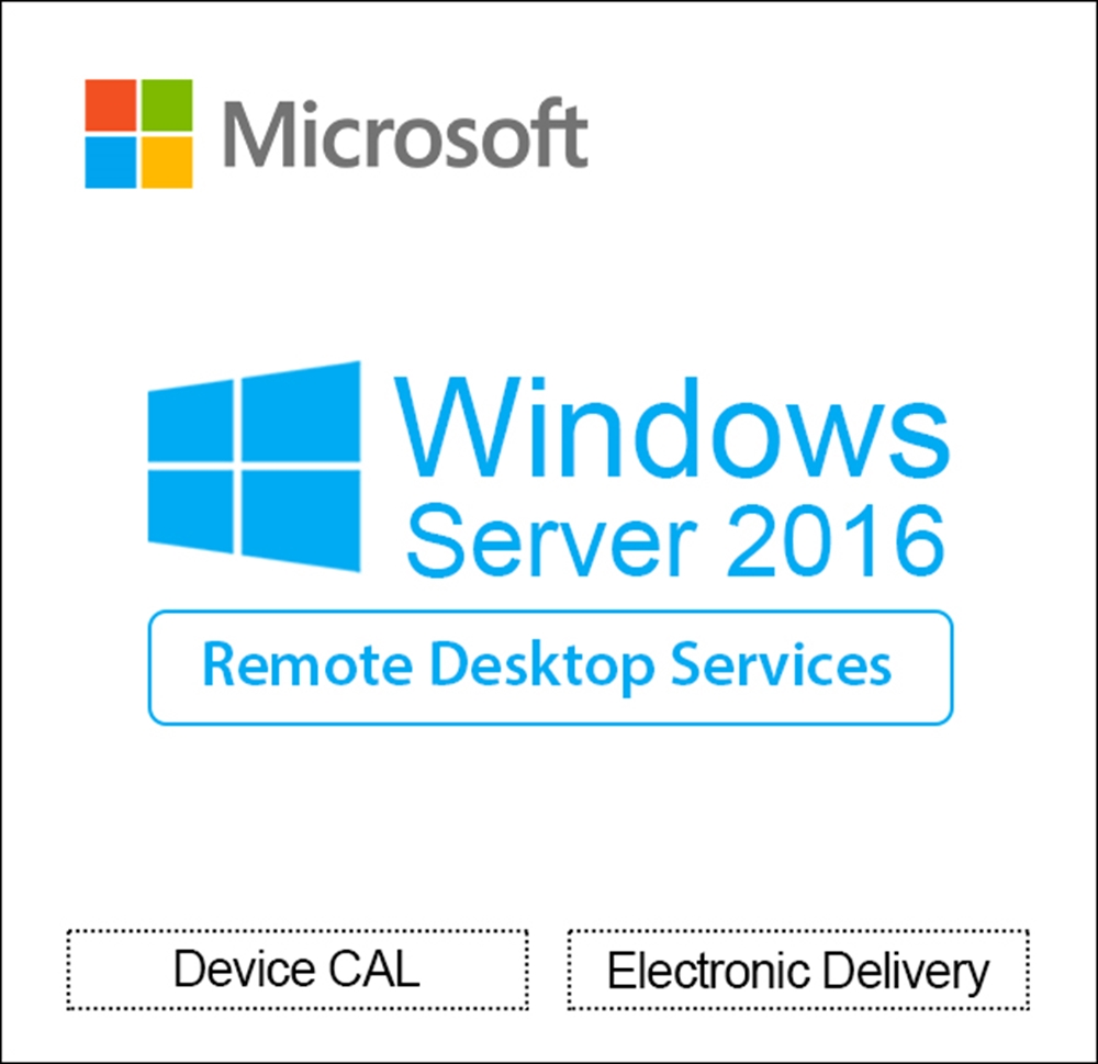 Windows Server 2016 Remote Desktop Services 5 Device CALs - Instant Delivery