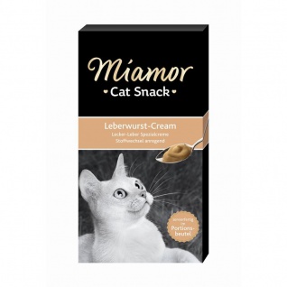 Miamor Cat Confect Leberwurst-Cream 6x15g