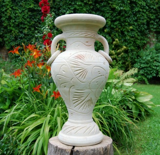 XXL Große Amphore - Vase Topf Gefäß Kübel aus Terracotta, Garten & Haus