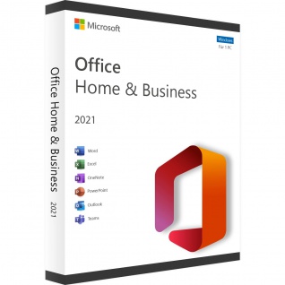 Microsoft Office 2021 Home and Business Vollversion MS 32/64Bit Deutsch