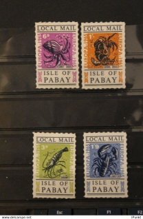 Isle of Pabay; EUROPA 1965, 4 Werte, gezähnt, MNH; lesen
