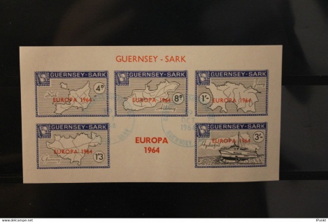 Guernsey-Sark ; EUROPA 1964, Block, MNH, lesen