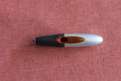 CROSS Ion - Rollerball, Tintenroller, silber/ grau/ orange