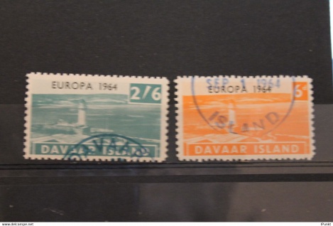 Davaar Island; EUROPA 1964, 2 Werte, gezähnt, gebraucht, lesen