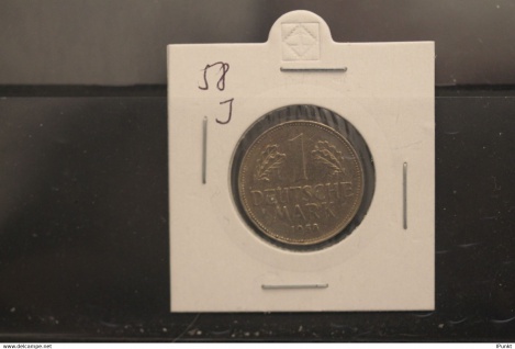 Bundesrepublik Deutschland, Kursmünze 1 Deutsche Mark, 1958 J, Jäger-Nr. 385, vz +