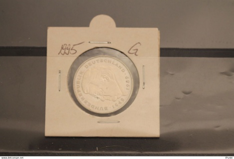 Bundesrepublik Deutschland, Kursmünze: 2 Deutsche Mark; Franz J. Strauß; 1995 G, Jäger-Nr. 450, stg