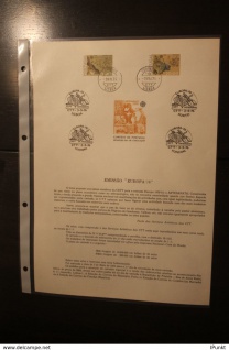 Portugal CEPT EUROPA UNION 1976; MiNr. 1311-12; Ankündigungsblatt