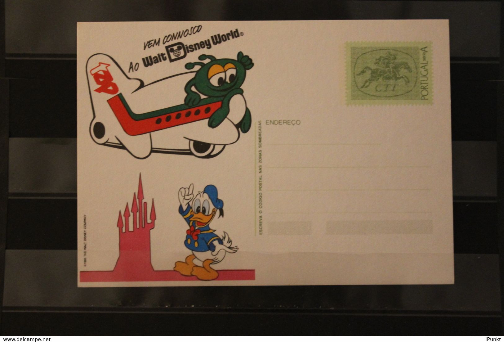 Portugal, Ganzsache Walt Disney Micky Mouse 1986, ungebraucht