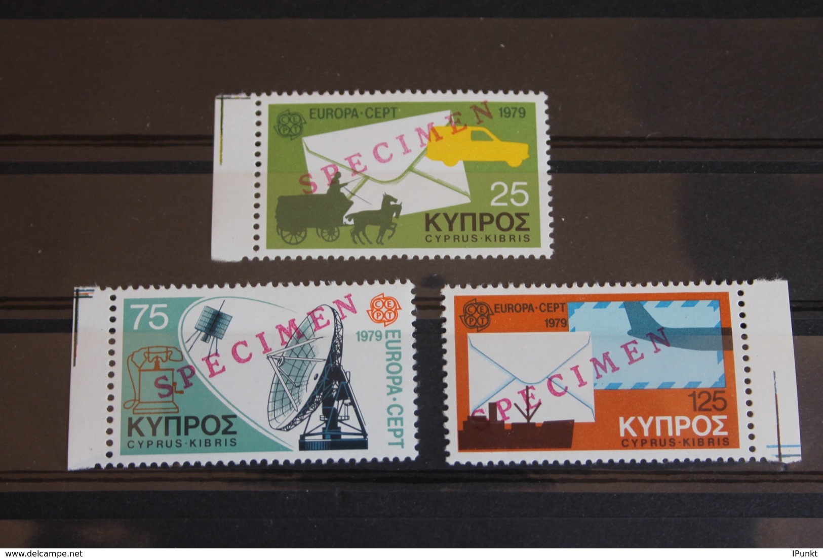Zypern EUROPA-Ausgabe 1979; SPECIMEN; MUSTER-Marken